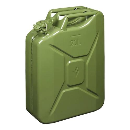 ProPlus Oerdegelijke stalen jerrycan - 20 liter - groen -..., Auto diversen, Autogereedschap, Nieuw, Ophalen of Verzenden