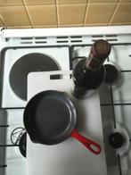 Le Creuset - Hapjespan - geëmailleerd gietijzer, Antiek en Kunst