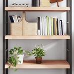 vidaXL Wandschap 100x60x(2-6) cm onbehandeld massief, Huis en Inrichting, Woonaccessoires | Wandplanken en Boekenplanken, Verzenden