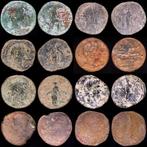 Romeinse Rijk. Augustus, Vespasian, Hadrian (2), Antoninus, Postzegels en Munten, Munten | Europa | Niet-Euromunten