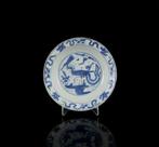 Een Chinese blauw-witte Phoenix-kom - Porselein - China -, Antiek en Kunst