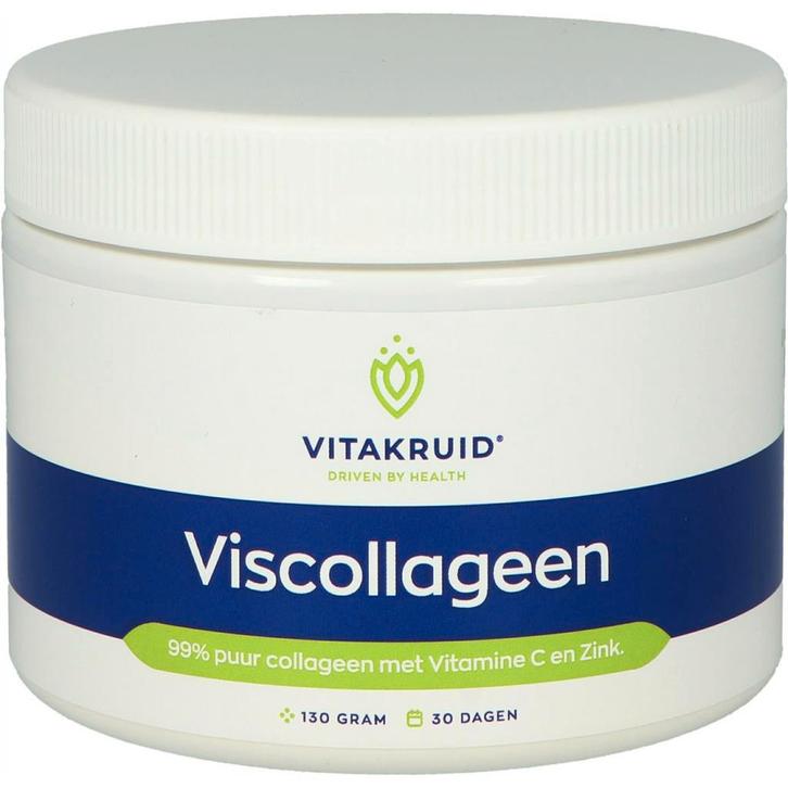 VitaKruid Viscollageen - 130 gram, Sport en Fitness, Gezondheidsproducten en Wellness, Verzenden
