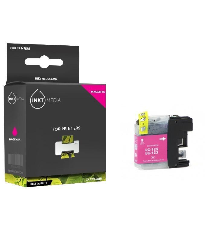 Huismerk Cartridge Magenta t.v.v. Brother LC-123M, Computers en Software, Printerbenodigdheden, Cartridge, Nieuw
