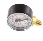 -1..0 Bar Manometer Onderaansluiting Staal/Messing 50 mm, Verzenden, Nieuw