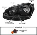 Koplampen - VW Golf 5 10 03-09 - Jetta 2005/2011 - ZWART, Ophalen of Verzenden, Nieuw