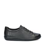 Ecco Soft 2.0 veterschoenen voor dames in het Zwart, Ecco, Verzenden, Zwart, Nieuw