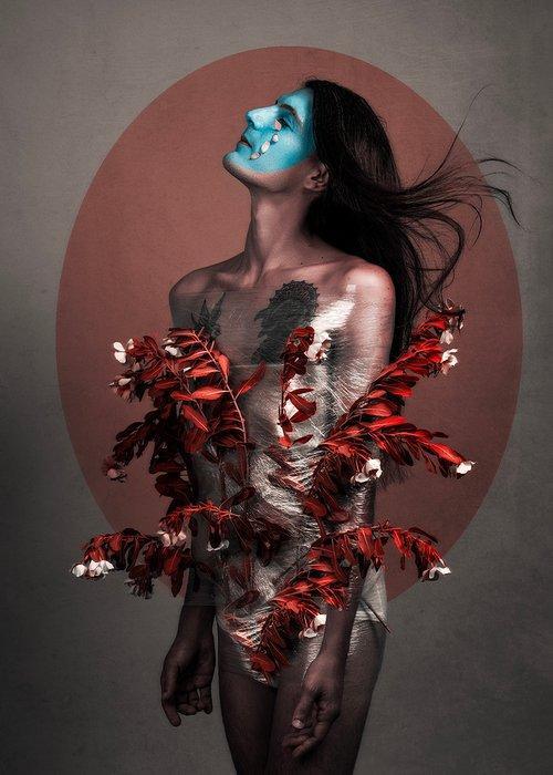 Elena Paraskeva - Le Mime, Antiek en Kunst, Kunst | Designobjecten