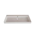Wastafel Gliss Design Lako 100 cm 1 Kraangat Glans Wit, Ophalen of Verzenden, Nieuw, Overige typen