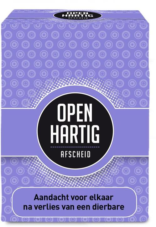 Openhartig - Afscheid | Open Up! - Gespreksstarters, Hobby en Vrije tijd, Gezelschapsspellen | Kaartspellen, Nieuw, Verzenden