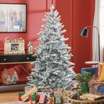 Kerstboom 180 Cm, Besneeuwd, Brandvertragend, Metalen Voet,, Diversen, Kerst, Verzenden, Nieuw