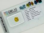 1 pcs Diamant (Kleurbehandeld) - 1.14 ct - Cushion - Fancy, Nieuw