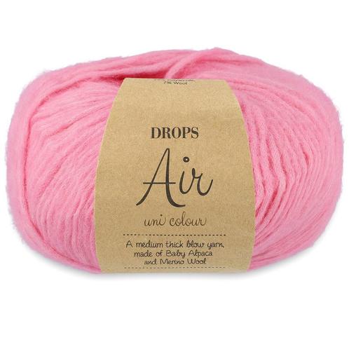 DROPS Air Uni Colour - 53 aardbeien ijs - Wol Garen, Hobby en Vrije tijd, Breien en Haken, Ophalen of Verzenden