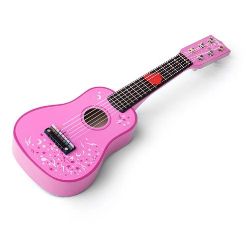Tidlo Roze Gitaar (Bloemen) van €29,99 voor €20,99, Kinderen en Baby's, Speelgoed | Overig, Ophalen of Verzenden