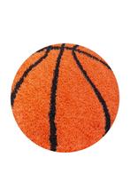 Rond Kindervloerkleed | Fun | Oranje | 100x100 cm, Verzenden, Nieuw