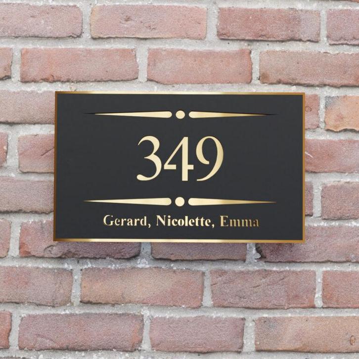 Naamborden en Adresborden, Huis en Inrichting, Woonaccessoires | Wanddecoraties, Nieuw, Verzenden