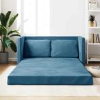 vidaXL Slaapbank vloermodel 2-in-1 122x204x55 cm fluweel, Verzenden, Nieuw, Stof, Minder dan 150 cm