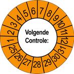 Keuringsstickers Volgende Controle (5 per strip), Doe-het-zelf en Verbouw, Meetapparatuur, Verzenden, Nieuw