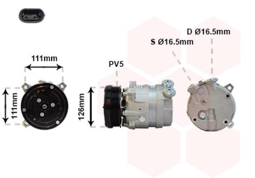 AIRCO COMPRESSOR VOOR OPEL ASTRA F 1991-1998 01135019, Auto-onderdelen, Airco en Verwarming, Nieuw, Ophalen of Verzenden