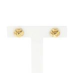 Gouden oorstekers; Scandinavisch design (oorbellen), Sieraden, Tassen en Uiterlijk, Oorbellen, Ophalen of Verzenden, Gebruikt