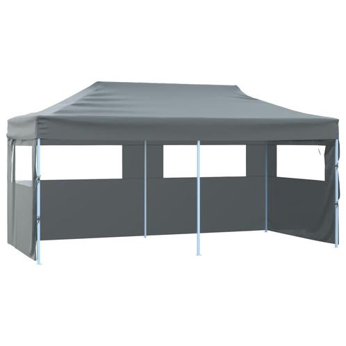vidaXL Partytent met 4 zijwanden inklapbaar 3x6 m staal, Tuin en Terras, Partytenten, Partytent, Nieuw, Verzenden