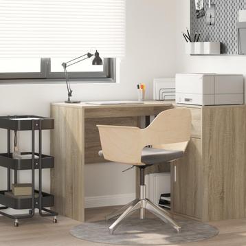 vidaXL Bureau Sonoma Eik 102x50x75 cm Technisch Hout beschikbaar voor biedingen