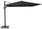 Challenger T2 premium zweefparasol 300x300 cm matt black, Tuin en Terras, Ophalen of Verzenden, Nieuw