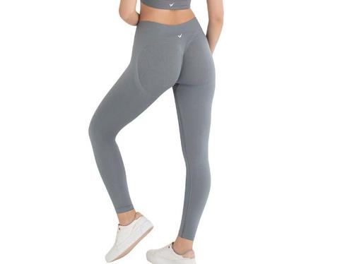 Dames Sportlegging WOOSTER® - Shape & Liftend Effect - Grijs, Kleding | Dames, Leggings, Maillots en Panty's, Verzenden