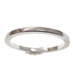 18 Krt. Witgouden aanschuifring (gouden ring), Sieraden, Tassen en Uiterlijk, Ringen, 18 tot 19, Gebruikt, Overige kleuren, Ophalen of Verzenden