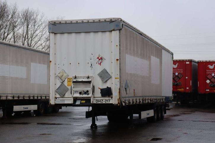 Veiling: Schuifzeiloplegger Krone SD 2017, Auto's, Vrachtwagens, BTW verrekenbaar, Overige brandstoffen, Overige kleuren, Aanhangers en Opleggers