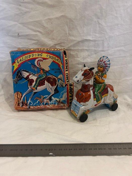 T.T Japan - Blikken speelgoed - Galloping Indian Toy,, Antiek en Kunst, Antiek | Speelgoed