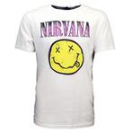 Nirvana Xerox Style Smiley T-Shirt - Officiële Merchandise, Verzenden, Nieuw