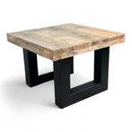 Bijzettafel Mangohout | Naturel | Outlet prijzen!, Huis en Inrichting, Tafels | Bijzettafels, Ophalen, Nieuw, Industrieel