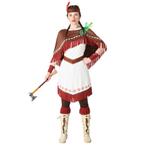 Indiaan Jurk Wit Rood Dames, Kleding | Dames, Verzenden, Nieuw