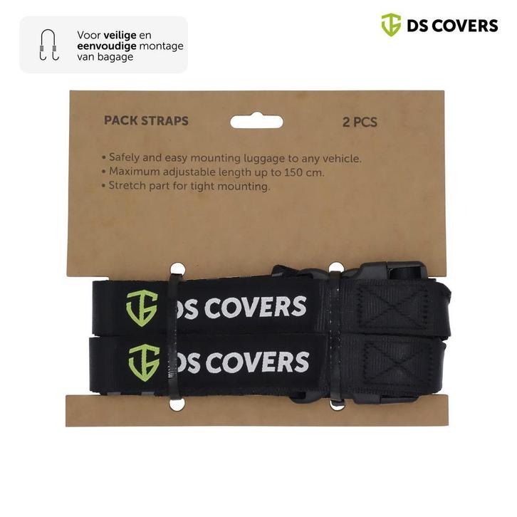 PACK Straps van DS COVERS - 150cm (45-150cm) Veilige montage, Auto-onderdelen, Motor en Toebehoren, Nieuw, Verzenden