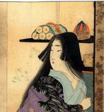 Writing a letter - Eisen Tomioka (1864-1905) - Japan - Meiji