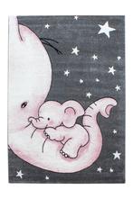 Kindervloerkleed | Kids | Olifant | Roze | 200x290 cm, Verzenden, Nieuw