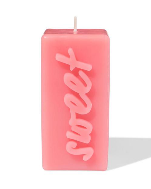 HEMA Kaars 12.5cm sweet roze, Huis en Inrichting, Woonaccessoires | Kandelaars en Kaarsen, Nieuw, Verzenden