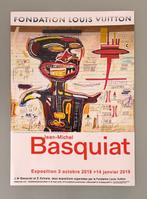 Jean-Michel Basquiat - Original exhibition poster - Louis, Antiek en Kunst, Kunst | Tekeningen en Foto's