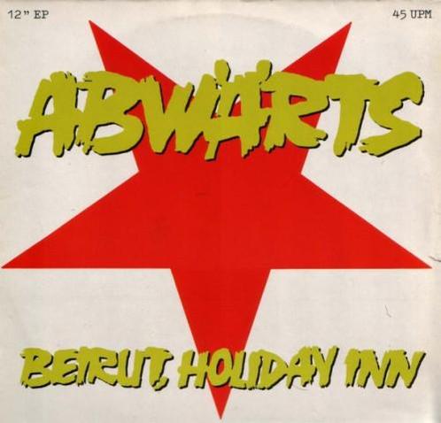 12 inch gebruikt - AbwÃ¤rts - Beirut, Holiday Inn, Cd's en Dvd's, Vinyl Singles, Zo goed als nieuw, Verzenden