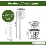 RVS Espresso Capsule – Herbruikbaar, Huis en Inrichting, Keuken | Tupperware, Verzenden, Nieuw