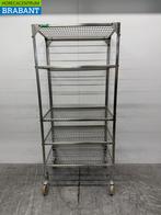 RVS Verrijdbaar Stelling 91 x 62 x 202 cm Horeca, Ophalen of Verzenden, Gebruikt