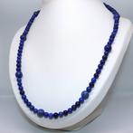 Lapis lazuli - Zilver - Kralensnoer