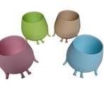 Nieuwe Happy Face bloempotten in verschillende kleuren, Tuin en Terras, Bloempotten, Nieuw, Balkon