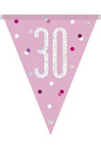 Slingers 30 Jaar Roze 2,74m, Hobby en Vrije tijd, Feestartikelen, Verzenden, Nieuw