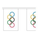 Olympische spelen vlaggenlijn - Vlaggenlijnen, Hobby en Vrije tijd, Feestartikelen, Nieuw, Ophalen of Verzenden