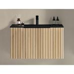 Xellanz Ribella Onderkast Met 1 Lade - 80x45.2cm - Naturel, Huis en Inrichting, Badkamer | Badkamermeubels, Ophalen of Verzenden