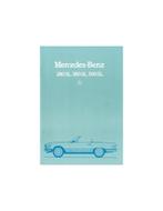 1984 MERCEDES BENZ SL BROCHURE DUITS, Nieuw, Author