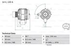 Dynamo / Alternator VOLKSWAGEN MULTIVAN T5 (2.0,1.9 TDI), Auto-onderdelen, Motor en Toebehoren, Nieuw, Ophalen of Verzenden