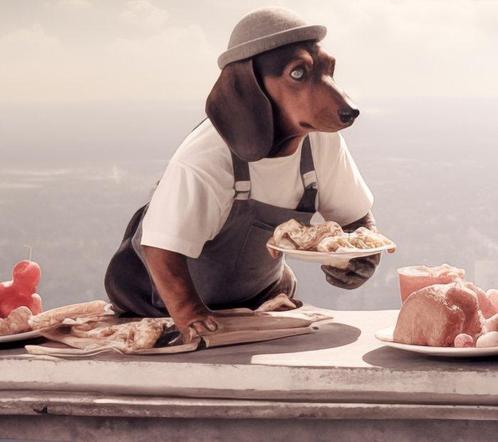 Monady (1999) / David Law (1967) - Lunch atop a Skyscraper, Antiek en Kunst, Kunst | Designobjecten