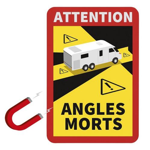 ProPlus Magneetsticker - Dode Hoek Waarschuwing - 17 x 25..., Auto diversen, Auto-accessoires, Nieuw, Ophalen of Verzenden